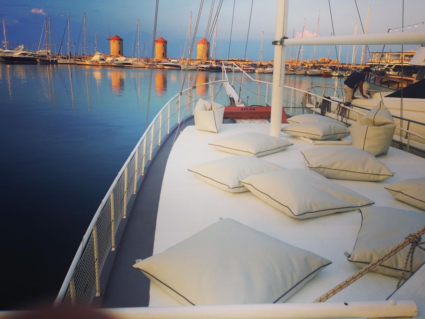 Boat Trip to Anthony Quinn's Bay (Food & Drinks Included) - What is included in the Greek buffet
