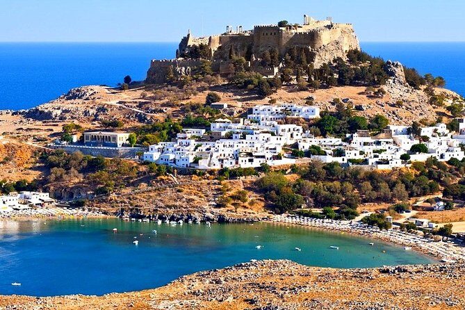 Boat Trip to LINDOS with Swimming Stops at Anthony Quinn's & Tsambika Bays - Rhodes to Lindos: an early harbor departure that pays off