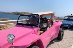 Buggy Tour in Ancient Ruins and Temples around Athens-SOUNIO Poseidon Temple - Lake Vouliagmeni: Brackish water, a 60-minute break, and optional swim time