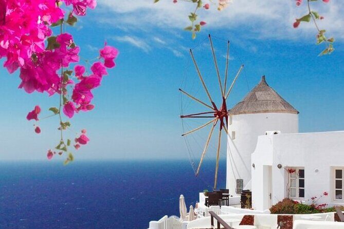 Bypass Sky Tram: Santorini Tour for Cruise Passengers - Stop 2: Finikia blue-domed church—photos without the biggest crush