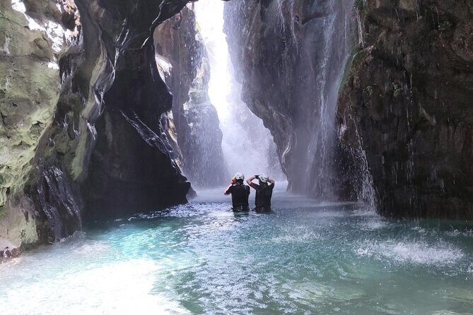 Canyoning in the water - Kourtaliotiko Gorge - Gear and safety briefing: where confidence gets built fast