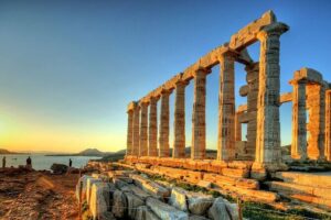 Cape Sounio, Temple of Poseidon, Athenian Riviera Private Tour from Athens - Cape Sounion grounds: your first “wow” with the sea on three sides