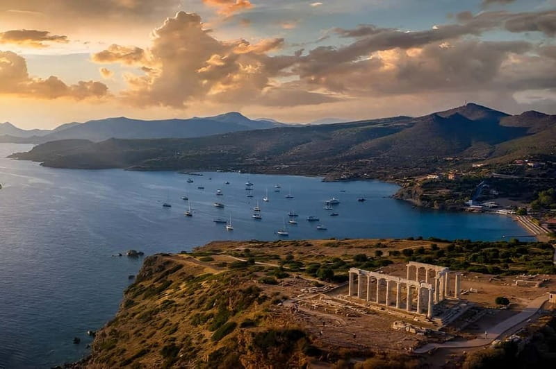 Cape Sounion, Temple of Poseidon,Athens Riviera Private Tour - The Athens Riviera road to Lake Vouliagmeni
