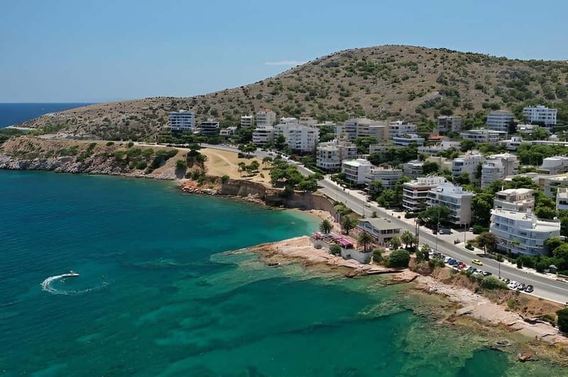 Cape Sounion, Temple of Poseidon,Athens Riviera Private Tour - The cliffs and open sea at Cape Sounion