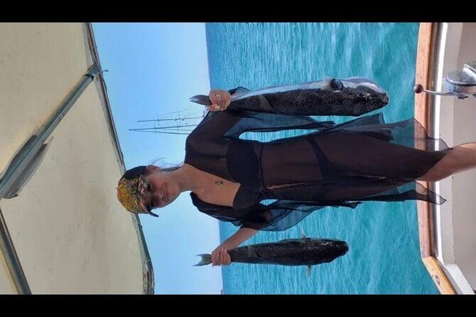 Captain Manolis Fishing with barbecue on the boat - The boat pause: swimming and snorkeling time