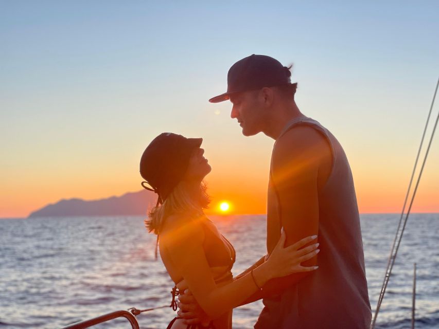 Catamaran Afternoon Cruise: Kleftiko half day with sunset - Swimming at the old pirate bay