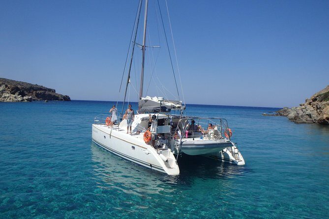 Catamaran Full Day Cruise: Poliegos - Kleftiko - Key highlights (why this cruise works)