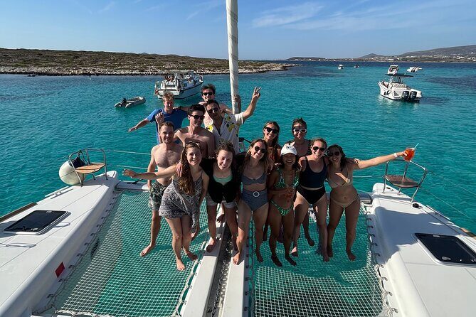 Catamaran Semi Cruise Paros Antiparos includes Food and Drinks - The Despotiko and Panteronisi Mix: Why These Stops Work for Swimming