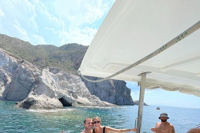 Catamaran Semi Cruise Paros Antiparos includes Food and Drinks - Lunch on Board: Greek Ingredients, Not a Sad Set Meal