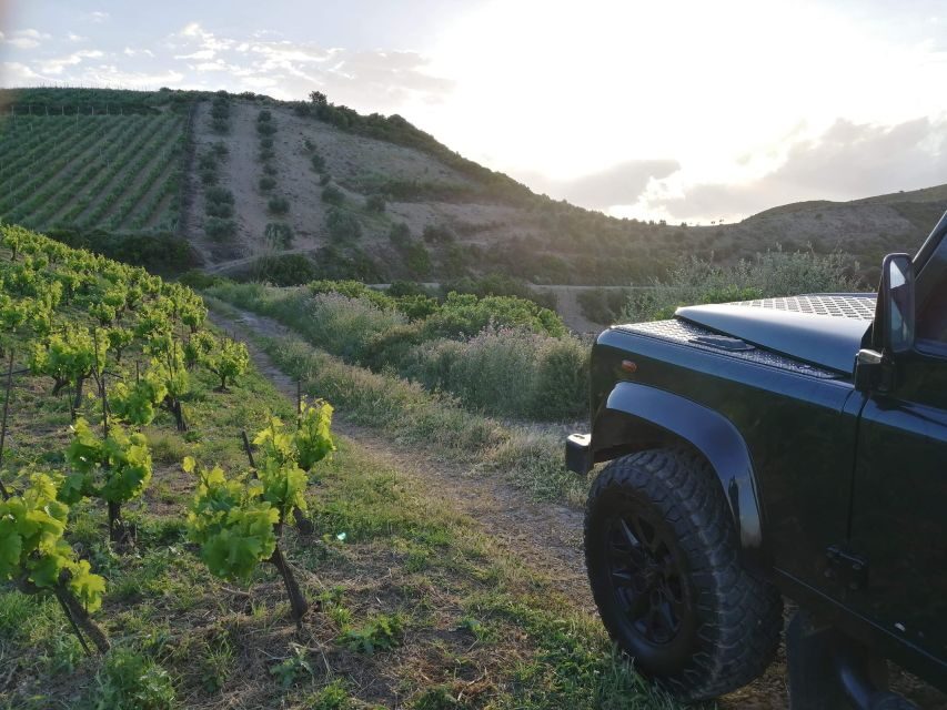 Chania 4x4 Sunset Safari Tour - The Hilltop Sunset Stop at Skonizo: Where the Evening Clicks