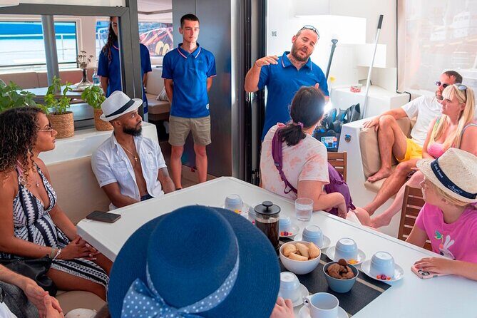Chania: Afternoon Catamaran trip - Dinner, Drinks & Sunset - The Cruise Out: Snacks, Safety, and Settling In