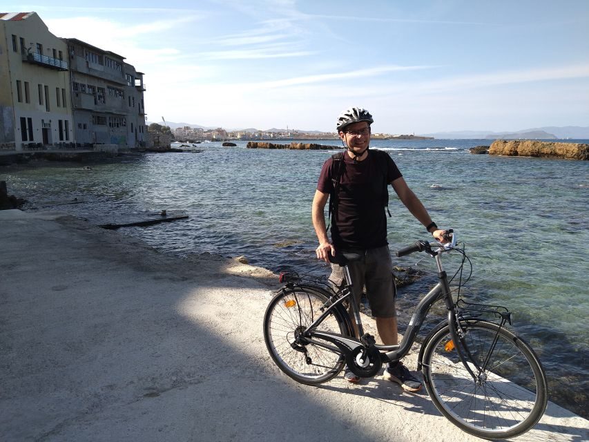 Chania Alternative Sunset Bike Tour - Tabakaria sunset: Tanneries area views and the end-of-tour feast