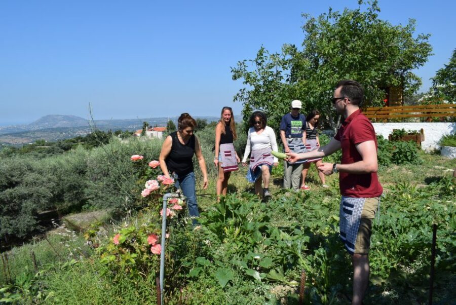 Chania: Authentic Cooking Class in the White Mountains - Garden Walk: Herbs, Vegetables, and the Mediterranean Diet Lesson in Plain Sight