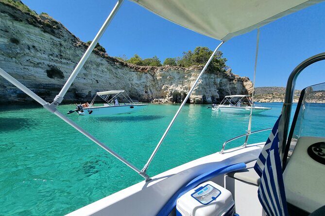 Chania: Boat Rental Almyrida - Ombros Gialos, Seitan Limania, Marathi, and Loutraki: What Each Stop Is For