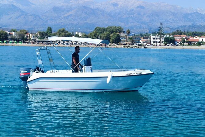 Chania Boat Rental with or without Skipper - A private way to see east Chania