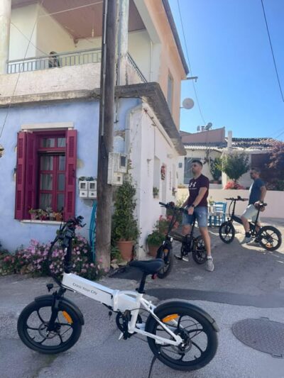 Chania Ebike Eco-Long Tour + Traditional Snack - Meeting Point C and getting ready to ride