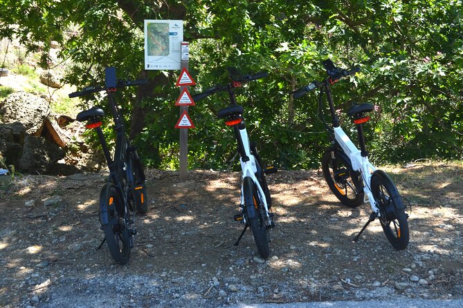 Chania Ebike Fit Tour with traditional snack - A Cretan snack in a family olive grove