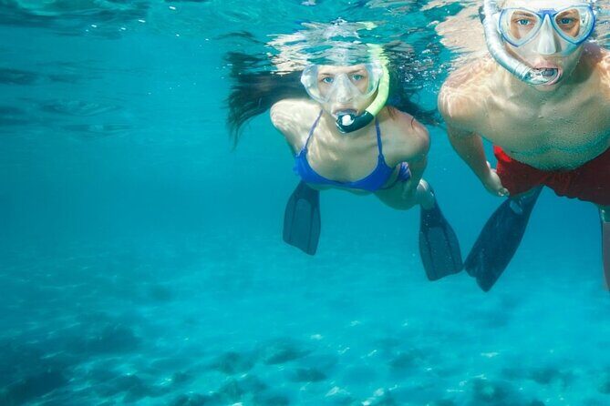 Chania Guided Snorkeling and Boat Excursion - Stop One and Stop Two: what guided snorkeling looks like in practice