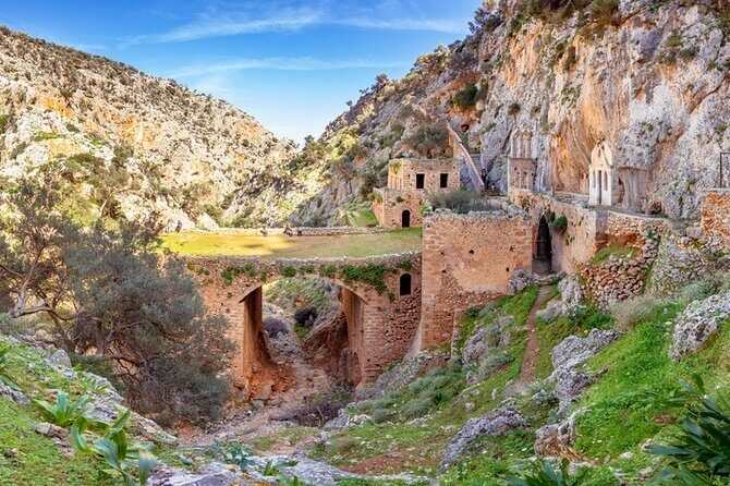 Chania: Hiking through History and Hidden Gems at Katholiko Bay - St. John the Hermit: cliffs, monastery views, and meaning