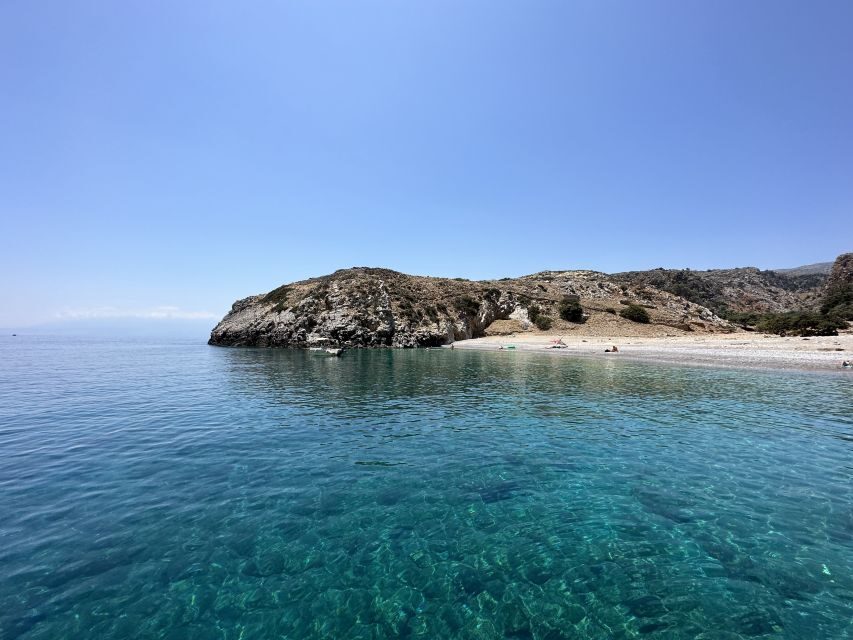 Chania: Menies Beach & Chironisia Bay Cruise with Snorkeling - From Kolymbari Port to Two Secluded Beaches in 4 Hours