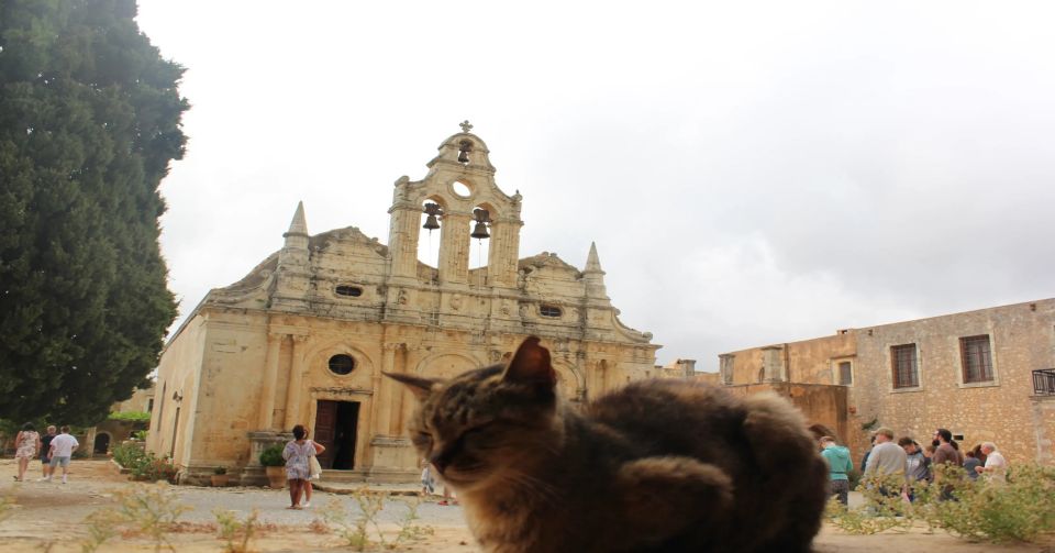 Chania Monasteries Private Tour: A Greek Orthodoxy Tribute - A secluded monastery complex above the Aegean