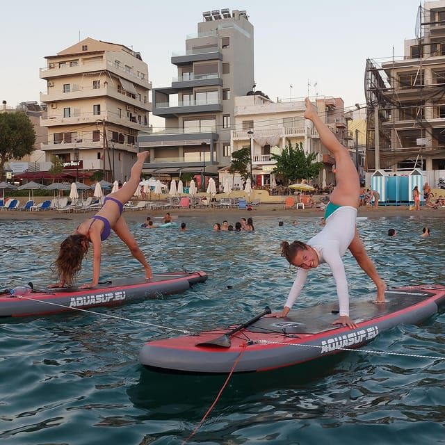 Chania: Morning or Sunset Stand-up Paddleboard Pilates - Morning vs Sunset on the Cretan Sea: Choosing Your Vibe
