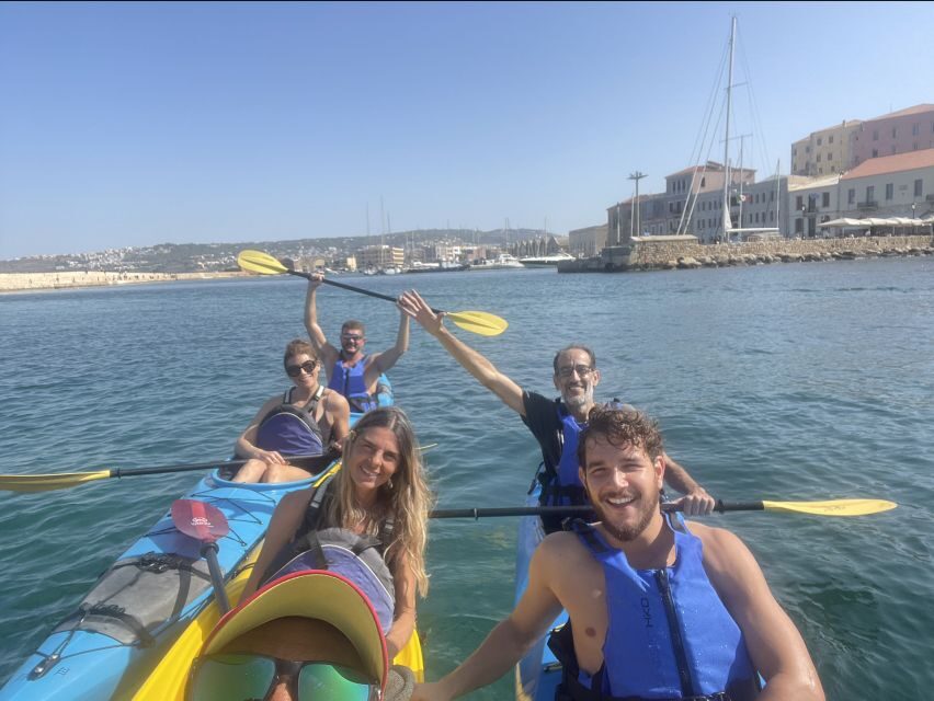 Chania: Morning Sea Kayak Tour Along the Coastline - The last paddle, photo moments, and how long it really lasts