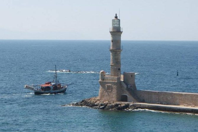 Chania old Town Half Day Private Tour (price per group of 6) - The lighthouse at the end of the old harbor