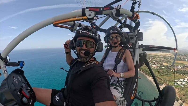 Chania: Paratriking Experience with a Professional Pilot - White Mountains and Psiloritis in the Background: Big Views Without the Long Drive