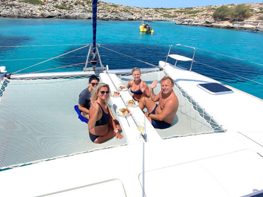Chania: Private Day Catamaran Cruise with Swimming and Meal - Sailing to Agii Theodori