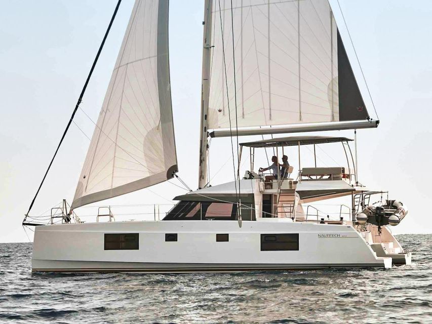 Chania: Private Day Catamaran Cruise with Swimming and Meal - Drinks Included From Morning to Return