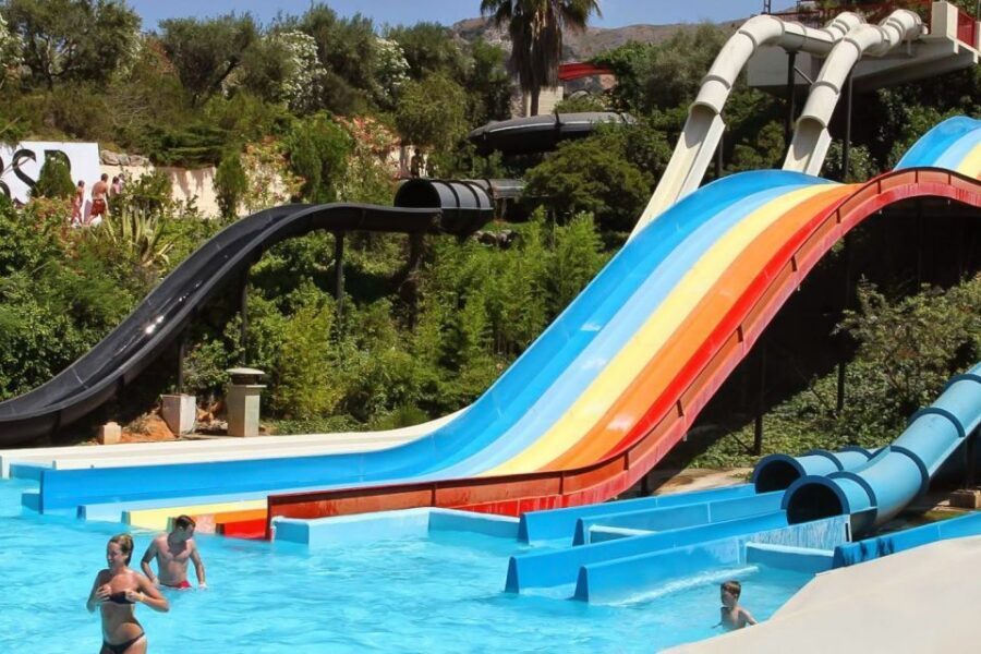 Chania & Rethymno:Limnoupolis Water Park with Lunch+Transfer - Lunch included: three meal choices, plus ice cream