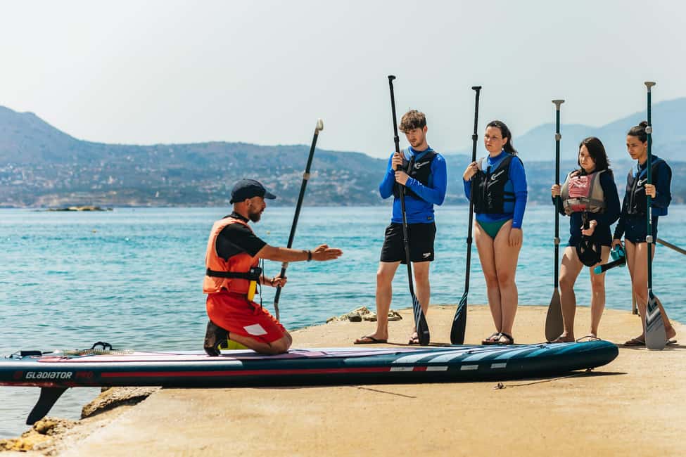 Chania: Stand-Up Paddleboard Small Group Tour - Optional cliff jumps and cave exploration