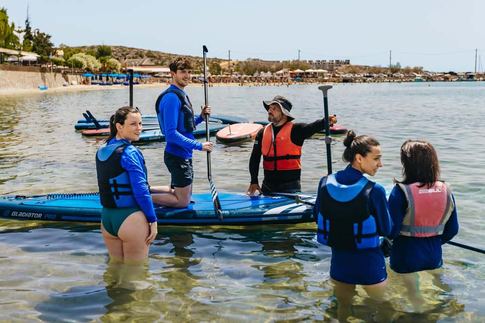 Chania: Stand-Up Paddleboard Small Group Tour - What beginners can expect from the instruction