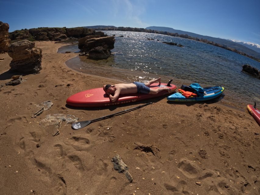 Chania: Stand-up Paddleboard Tour to Lazareta Island - The paddle out: Chania, White Mountains, and a calmer brain