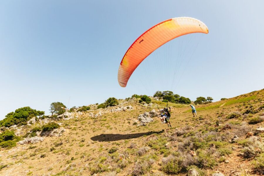Chania: Tandem Paragliding Flight in Crete - Tandem Paragliding Near Chania: What It Feels Like From the First Minute