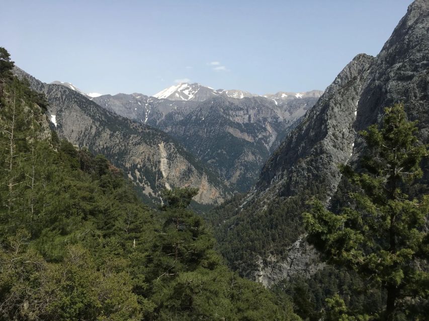 Chania White Mountains Private Tour: From Sea to Summit! - Theriso Gorge, where the road enters the mountains