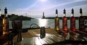 Chania: Wine, Food, and Sunset Tour with 3-Course Dinner - Getting started at Kydon: quick orientation, then off the main drag