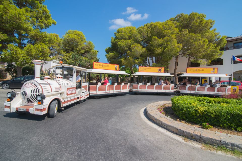 Chersonissos: Mini-Train City Highlights Tour - Analipsi and Anisaras show the beach side of Crete