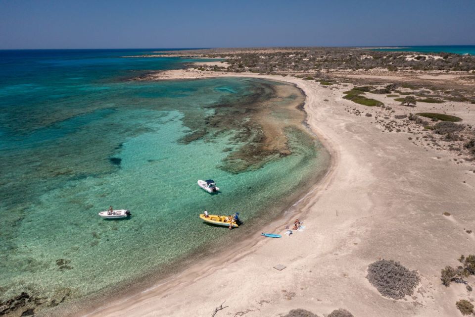 Chrisi Island Morning Boat Trip - Leaving Ierapetra on a private RIB