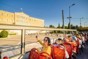City Sightseeing Athens, Piraeus & Beach Riviera Hop-On Hop-Off Bus Tours - The Athens Route Stop-by-Stop: Monuments, Museums, and Central Squares
