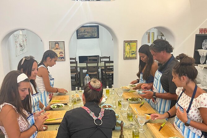 Cooking Class with Private Chef - prepare & enjoy local menu - Cooking in a Santorini cave house