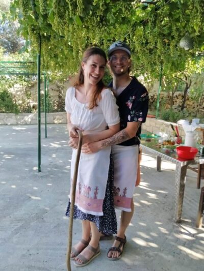 Cooking Lesson in Heraclion by Baxes - Arriving at Baxes in Krousonas