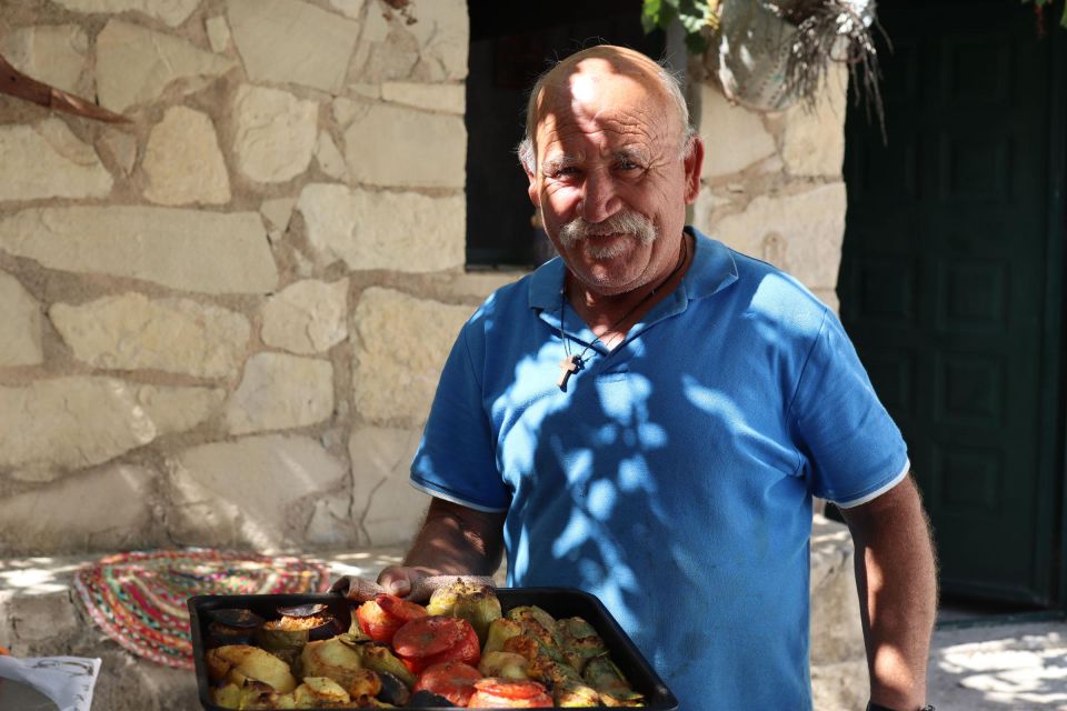 Cooking Lesson in Heraclion by Baxes - The meal on the veranda