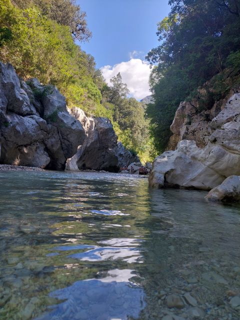 Corfu: Acheron River Trekking Tour with Ferry Trip - The canyon, clear water, and small waterfalls