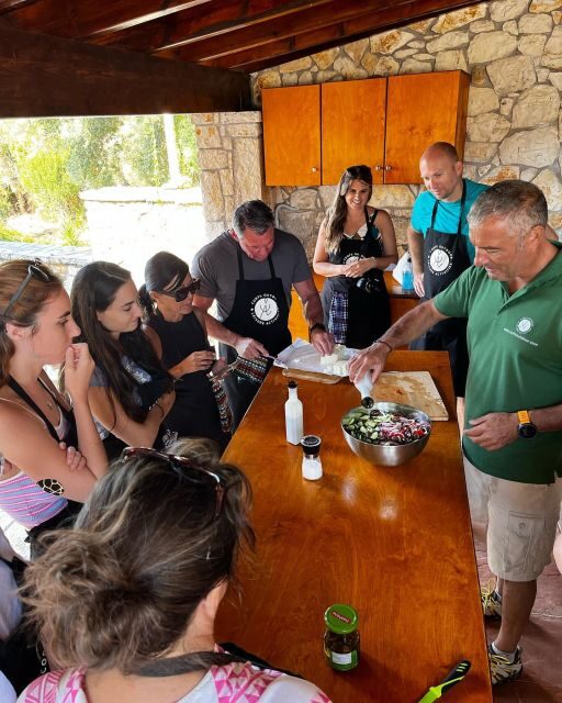 Corfu: Greek Cooking Class & Olive Oil Tasting - Olive press ruins and the olive grove walk: before the big meal