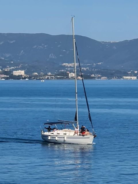 Corfu: Half-day Private Cruise with Sailing Yacht - Swimming at the Royal Baths