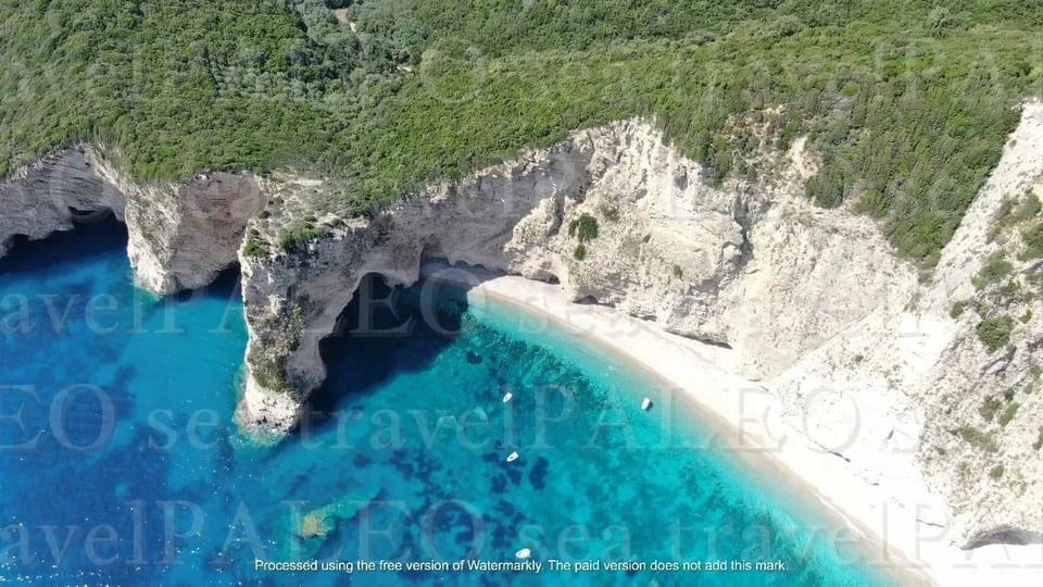 Corfu Paleokastritsa:Sea Caves and Stelari beach (speedboat) - Saint Nicolas and Iliodoros add variety