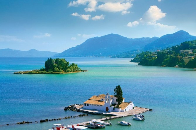 Corfu Panoramic Island Tour by coach, full day tour - Kanoni and Mouse Island: Corfu’s postcard view