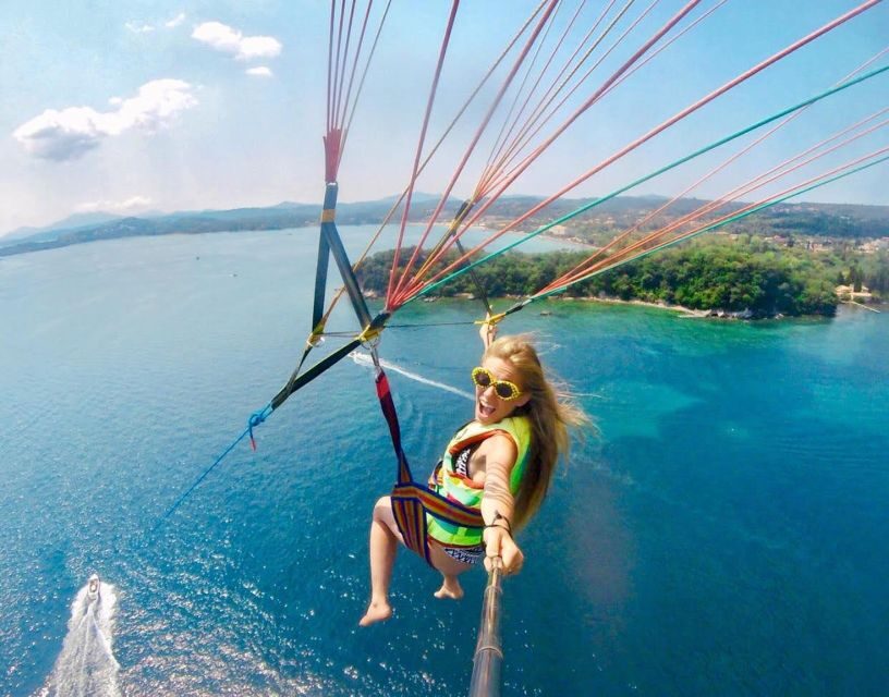 Corfu: Parasailing Adventure Near Corfu Town - The Parasailing Launch and the 10 Minutes Above Corfu